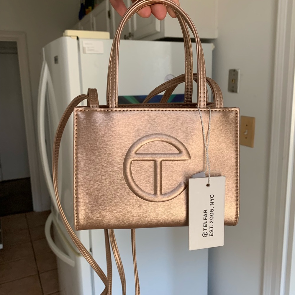 NWT Telfar small, copper